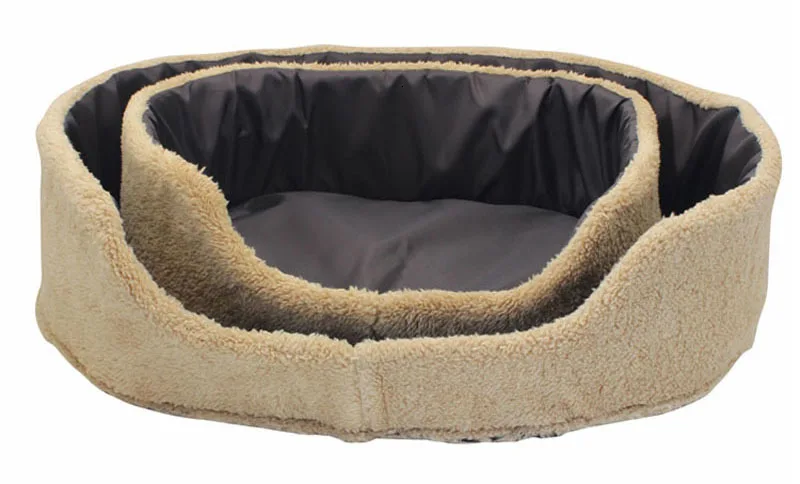 Pawstrip круглая кушетка для собак кроватка из мягкого флиса теплые лежанки для кошек Чихуахуа бульдог маленькая собака кровати cama Одежда для собак кровати для собак/кошек S/M