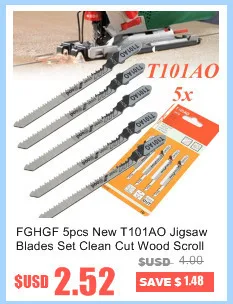 5 шт. T144D 100 мм Jigsaw лезвия для резки деревянного Т-образным хвостовиком "zheijang ningbo" лезвие для Bosch Dewalt Hitachi Makita Festool