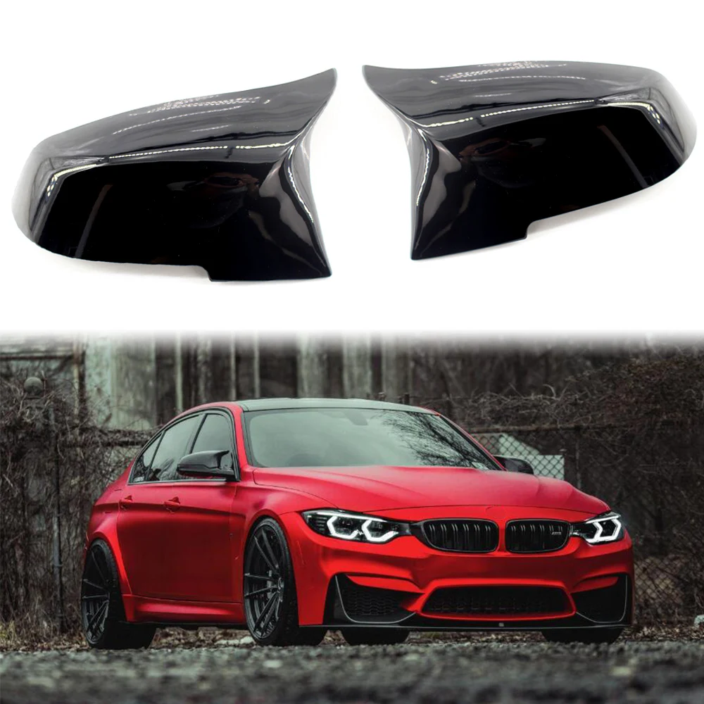 Cheniess Rearview Mirror Shells Side Wing Mirror Cover Cap Carbon Fiber Style Pair Fit For BMW F32 F30 F31 F33 F36 Car Styling Auto Accessories Color : Carbon fiber 