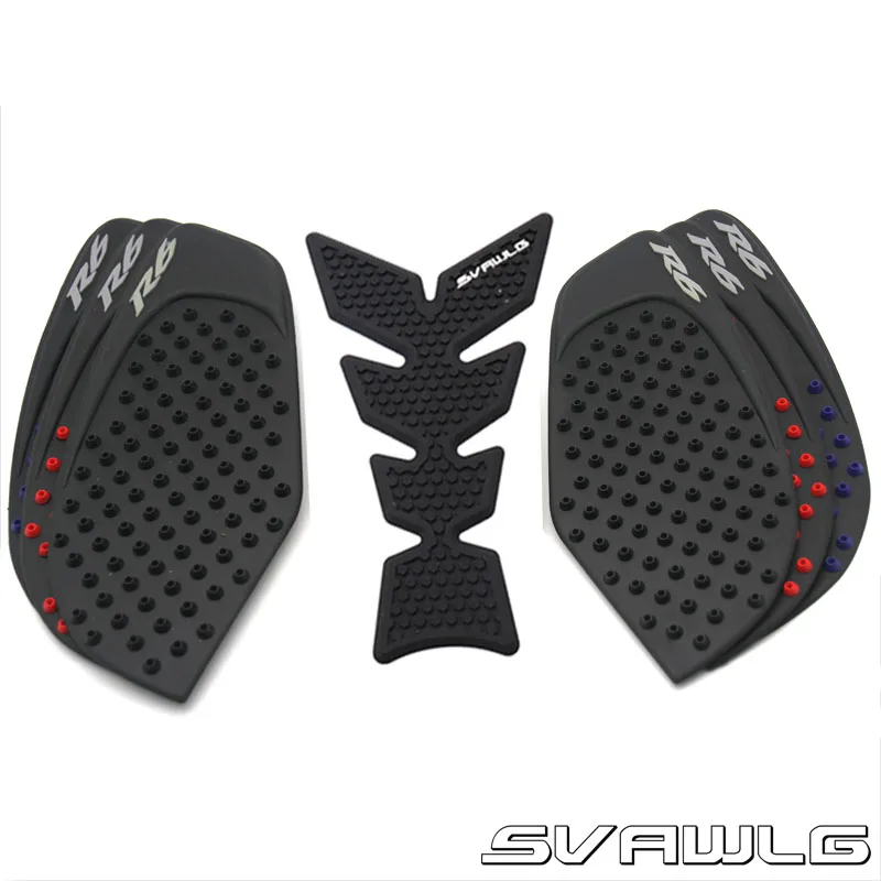 Для Yamaha R6 2008- мотоцикл Нескользящие Танк Pad 3 м Сторона газа Колено сцепление тяги колодки протектор Стикеры