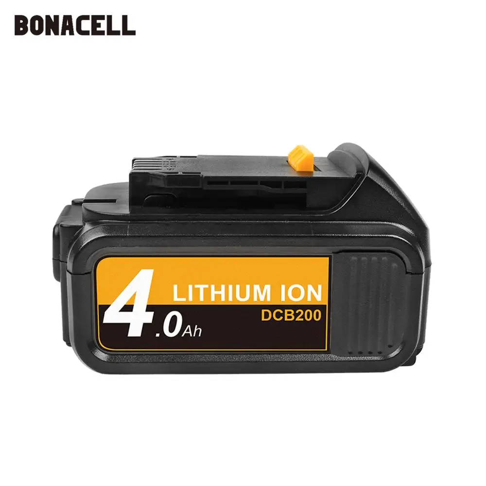 Батарейка Bonacell MAX XR для Dewalt 4000 мАч сменная батарейка DCB200 DCB181 DCB182 DCB204 2 DCB201
