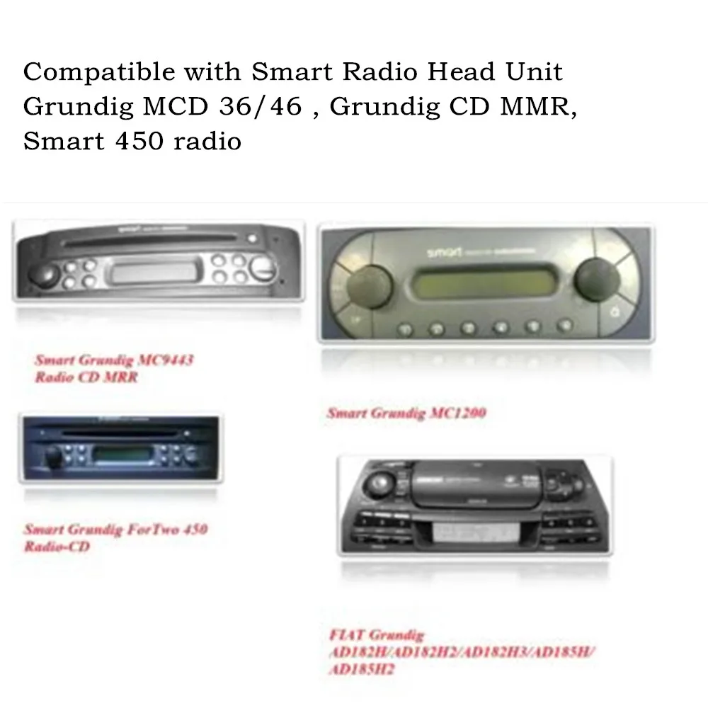 Yatour USB SD AUX Автомобильный MP3 плеер интерфейс радио цифровой CD чейнджер адаптер для Mercedes Smart roadster ForTwo ForFour Фиат Маре