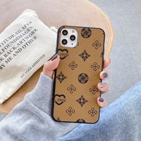 Luxury Geometric Lattice Pattern Leather Phone Case For iPhone 13 12 11 Pro XR X XS Max 7 8 Plus Fashion Texture Grid Soft Cover