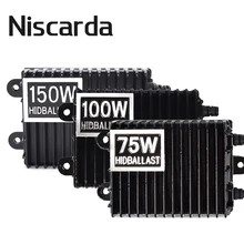 Niscarda 75W 100W 150W HID ксеноновый балласт H1 H3 H7 H8/H9/H11 9005/HB3 9006/HB4 комплект ксенонового балласта