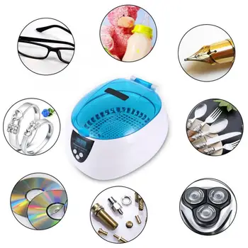 

750ML Jewellery Cleaner Durable Digital Ultrasonic Sonic Wave Watch Jewellery Glasses Cleaner AU Plug 220V Jewelry Making Tool b