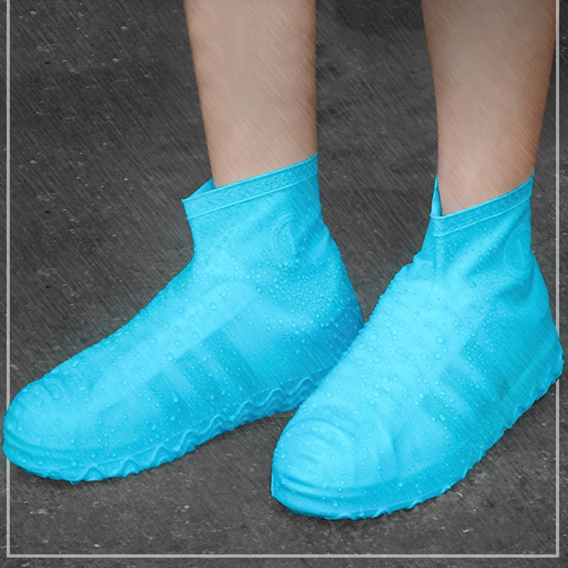 Унисекс Нескользящие дождевые Чехлы для обуви многоразовый водонепроницаемый чехол для обуви Открытый Отдых силиконовые чехлы для обуви S/M/L Аксессуары для обуви