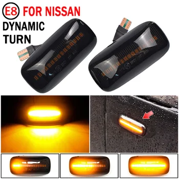 

LED Dynamic Turn Signal Light Side Fender Marker Sequential Indicator For Nissan Maxima Almera Pulsar N15 Cefiro A32 1995-2000
