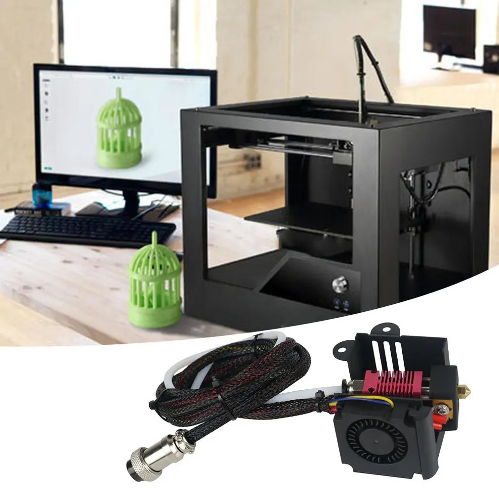 Cr 10 3d принтер части Mk8 экструдер набор сопло 0 4 мм Hotend наборы Extral 2 3 5 для Creality