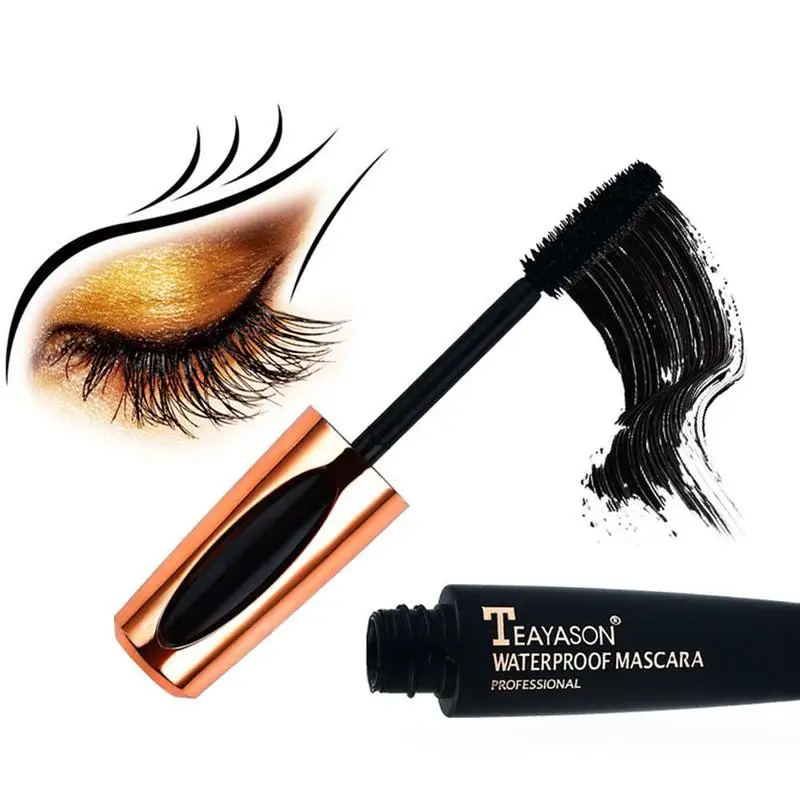 Silk Fiber Eyelash Mascara Extension Makeup Black Waterproof Lengthening mascara Volume Express false eyelashes cosmetic