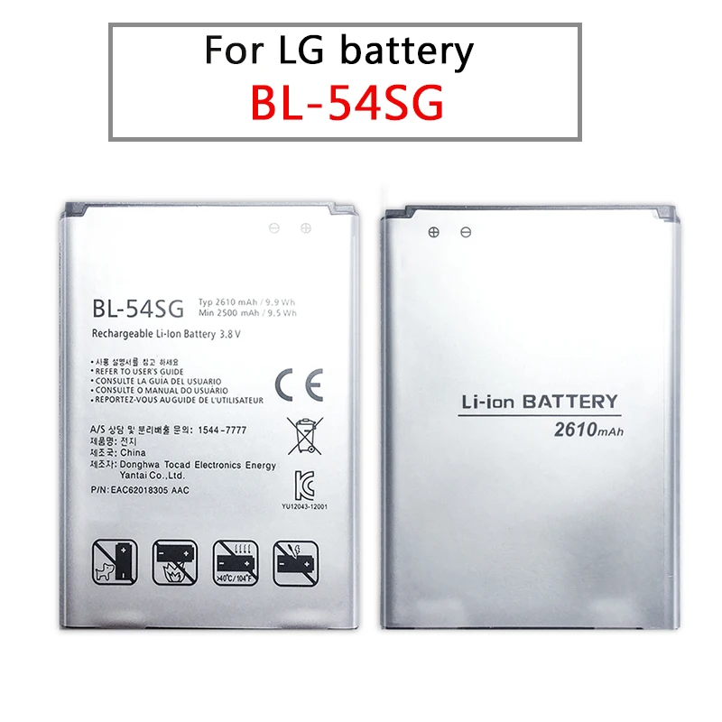 BL 54SG батарея для LG G2 F320 F340L H522Y 2610mAh F260 D728 D729 H778 H779 D722 Lg90 D410 Замена литий ионных