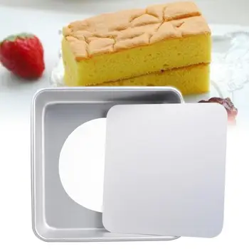 

6 Inch Square Live Bottom Mold Aluminum Square Cake Baking Mold Mold Mold Cake Square Baking Aluminum Special X1A6