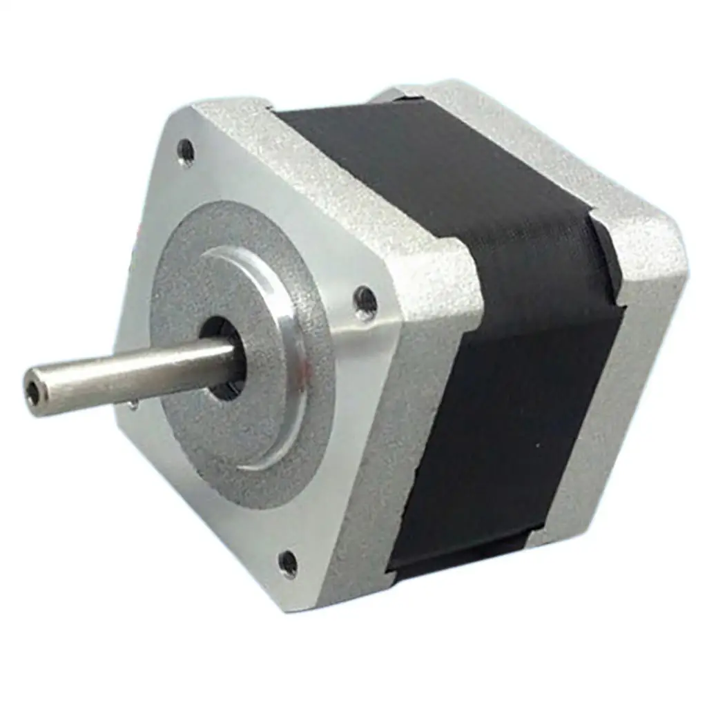 42mm Two phase Stepper Stepping Motor, 24V/1.7A 1500 RPM, 1.8 Degree Step Angle with 4 Lead for Nema17 3D Printer, CNC
