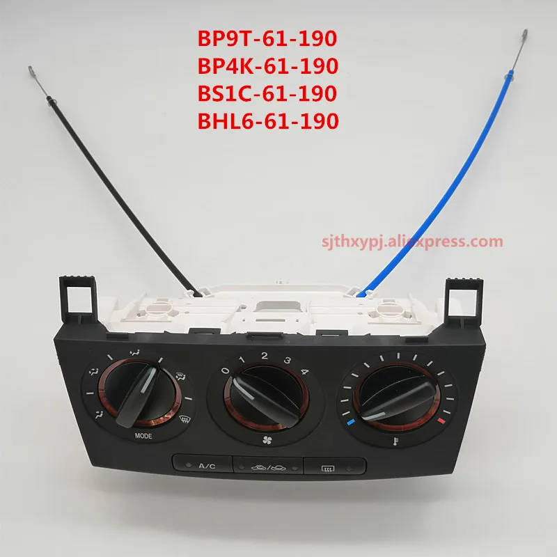 Автомобильная панель управления кондиционера, операционный механизм для Mazda 3 BK, переключатель ручки кондиционера BP4K BP9T BS1C-61-190