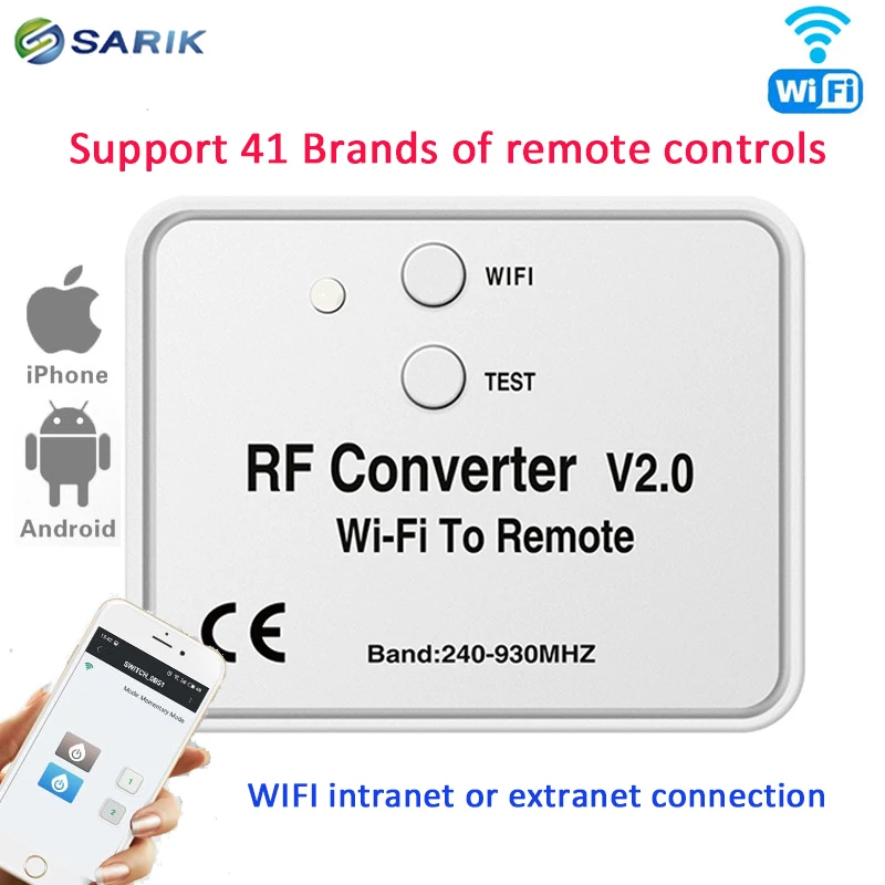 Goedkoop Nieuwe Wifi Naar Rf Converter Multi Frequentie Rolling Code Merken