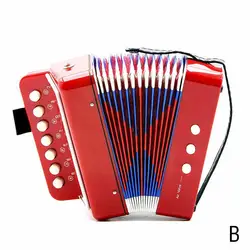 7- 2 Bass Accordion Mini Small Accordion Educational Musical Instrument Rhythm Band Accordion For Kids Children Beginner X4j5