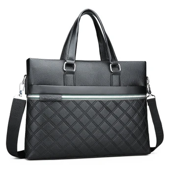 

Genuine Leather Convertible , Messenger Shoulder Bag 15.6 inch Laptop Bag Business Briefcase for Men/Women