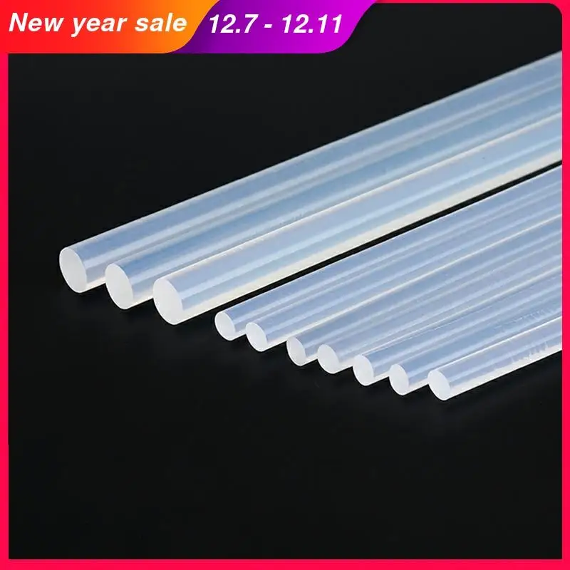 

50pcs/set 11mm or 7mm hot melt glue stick Translucent Strong Viscosity Rods for hot melt Glue gun, Home DIY Industrial Repair