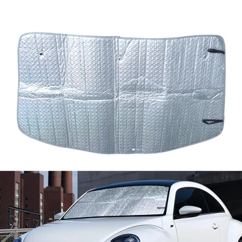 

DWCX Car Front Foldable Windshield Sunshade Sun Visor Fit For Volkswagen Beetle 2012 2013 2014 2015 2016 2017 2018 2019