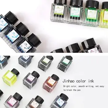 

30ml Colorful Glass bottled ink fountain Pen Portable Cartridge School Hight Quality Pen Refill Ink Ink Pen Office Supplies Q5U6