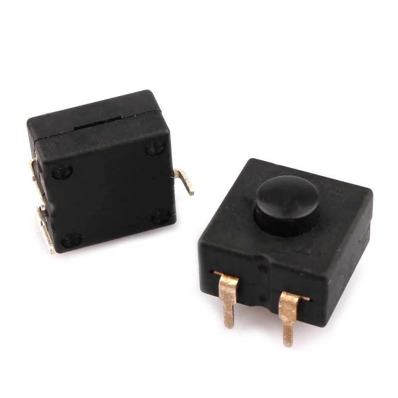 Double Row Vertical LED Flashlight Switch 3 Pins ON-ON-OFF 10Pcs/Lot 12*12 213BS led flashlight switch