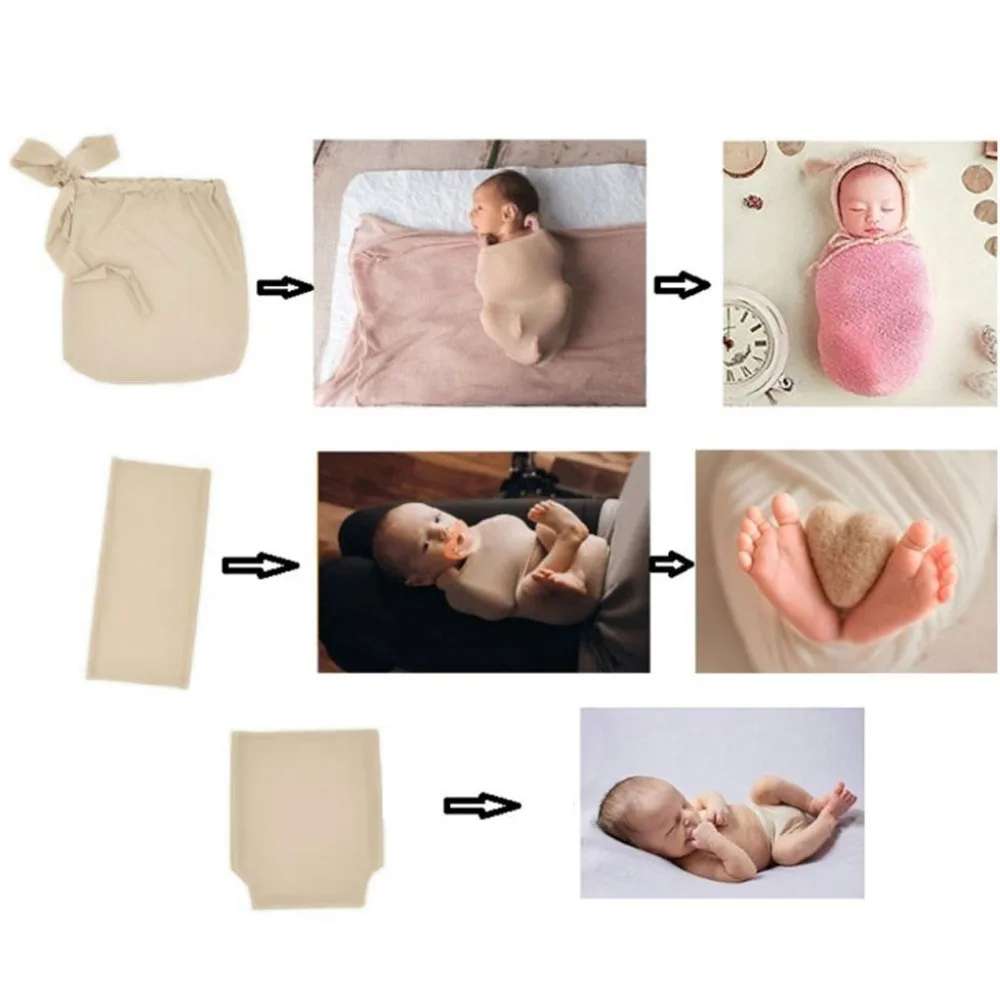 baby accessories diy Skin Soft Wrapping Bag Wrapping Buddy Diaper Cover for Newborn Photography Handy Assistant Props Newborn Photo Shoot JUN-24 born baby accessories	