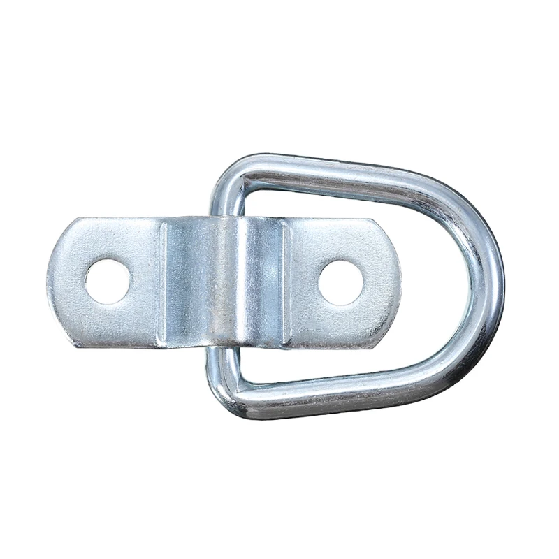 10pcs Metal Lashing Ring Staple Cleat Tie Down Trailers Trucks Auto Fastener For Vans Horsebox Boat Ropes