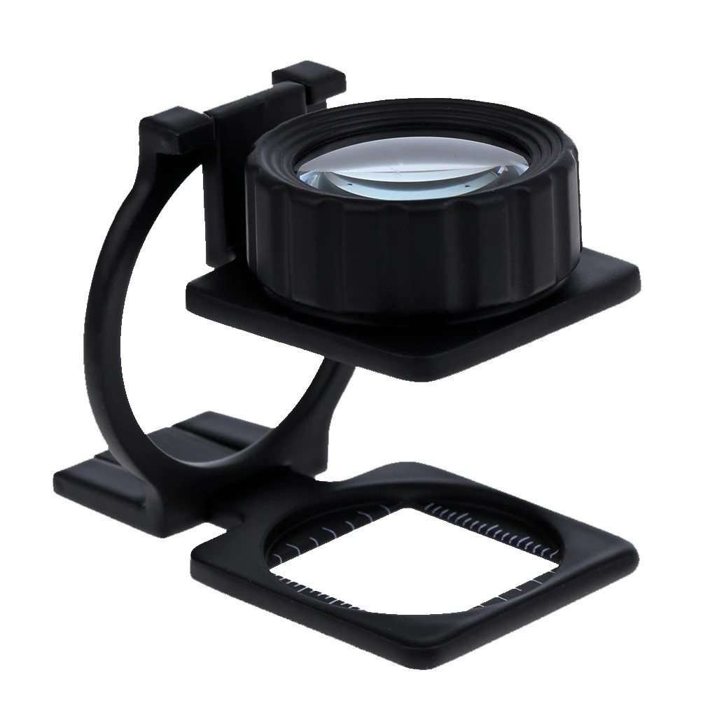 15X Folding Glass Linen Tester Magnifier Folding Magnifier Jewelry Magnifier
