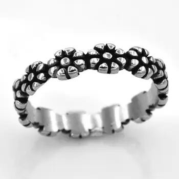

Fanssteel Stainless steel jewelry lady's Flower small daisies ring FSR20W85