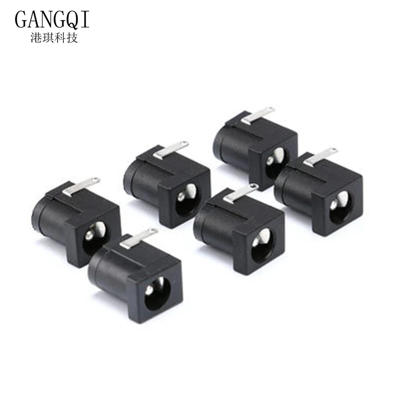 10Pcs/Lot DC-005 PCB Mount 5.5 x 2.1/2.5 MM Female DC Power Jack Plug Socket Connector DC005 5.5*2.1/2.5MM