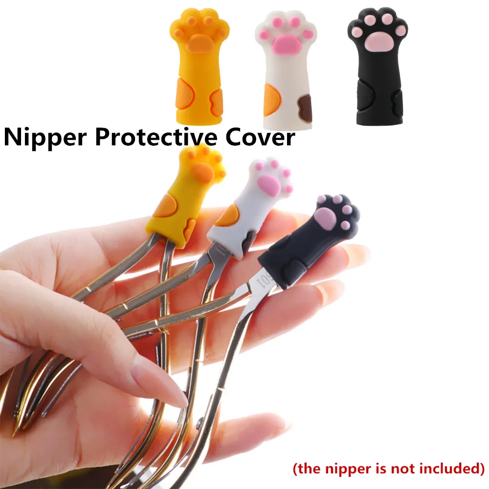 

Ins Nipper Cover Protective Sleeve for Nail Cuticle Scissors Manicure Pedicure Tools Dead Skin Tweezers Cap High Quality