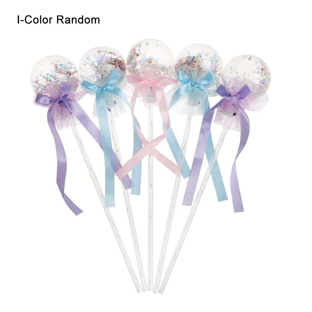 I-Color Random 1 шт., Рождественский, год, детский светодиодный светящийся светильник, светящаяся палка, электронные яркие светящиеся игрушки, вечерние концертные реквизиты - Цвет: I-Color Random
