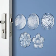 Stickers Bumpers Stops Crash-Handle Anti-Collision-Pads Wall-Protection Rubber-Door Shockproof