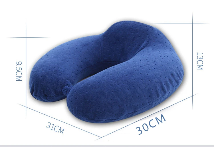 1PC New Slow rebound memory foam U Shaped Travel Pillow Car Flight Pillows Neck Support Headrest Cushion Soft Nursing Cushion