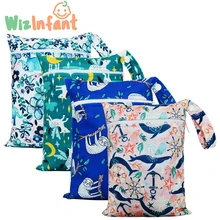 1 шт. WizInfant Mini Wetbag для детей, тканевые подгузники, сухая сумка для менструальных прокладок 18 х25 см, водонепроницаемые Многоразовые и моющиеся 1 шт. WizInfant Mini Wetbag для детей, тканевые подгузники, сухая сумка для менструальных прокладок 18 х25 см, водонепроницаемые Многоразовые и моющиеся