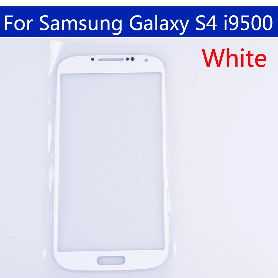 S4 Сенсорный экран для Samsung Galaxy S IV S4 i9500 i9505 i9506 i9515 i337 GT-i9505 lcd переднее внешнее стекло сенсорный экран Объектив 5,0"