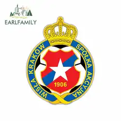 EARLFAMILY 13 см x 10,1 см для Wisla Краковский польский футбол автомобильные наклейки-логотипы солнцезащитный крем винил JDM бампер багажник грузовик