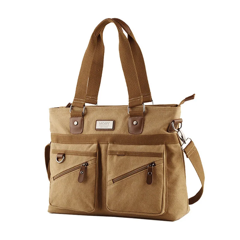 Мужские сумки через плечо, мужские холщовые сумки на плечо, унисекс, большие сумки через плечо, ретро сумки для работы, путешествий, Повседневная сумка, XA304ZC - Цвет: Khaki