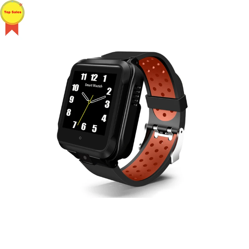 Высокое качество 4G Смарт-часы Android GPS Bluetooth Wi-Fi камера 1 Гб+ 8 Гб 750 мАч большой аккумулятор спортивные умные часы мужские Сменный ремень - Цвет: Красный