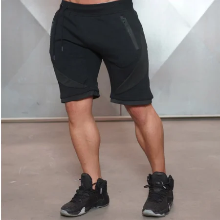 Новинка года; мужские спортивные костюмы; pantalones cortos de verano Bermuda pantalones cortos fitness hombre cu