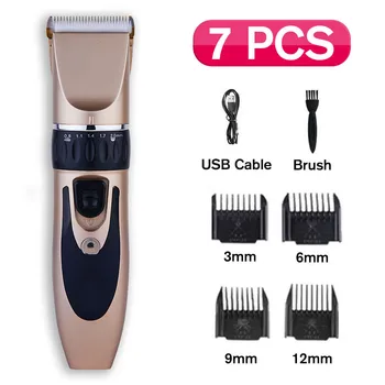 

Electrical Dog Hair Trimmer USB Charging Pet Hair Clipper Rechargeable Low-noise Cat Hair Remover Grooming Hair Cutter Machine