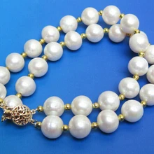 DYY 913+++ красивые 10-11 мм Натуральная жемчужина Южных морей браслеты женские