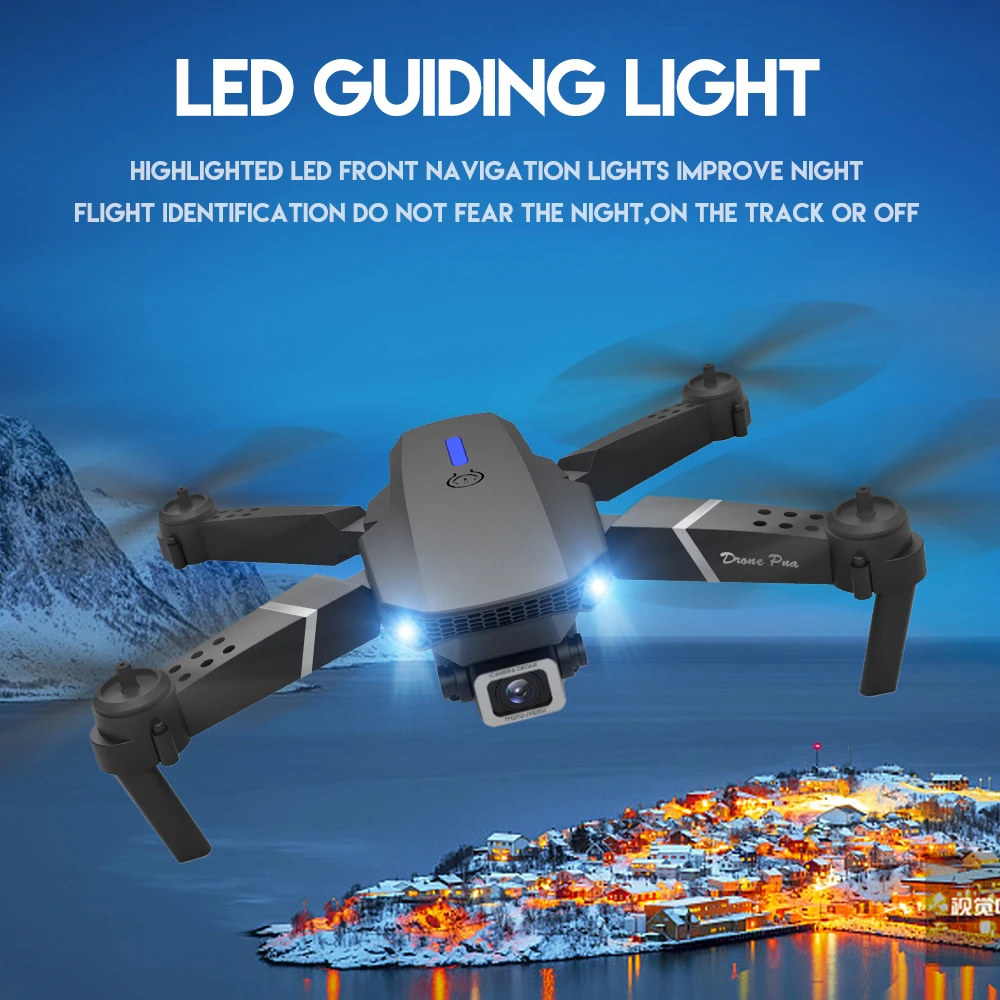 US $32.99 LSRC E525 Quad Copter RC Drones HD 4K 1080P Camera WiFi FPV Height Keeping Remote Control Foldable Quadcopter Drone Toys Gift