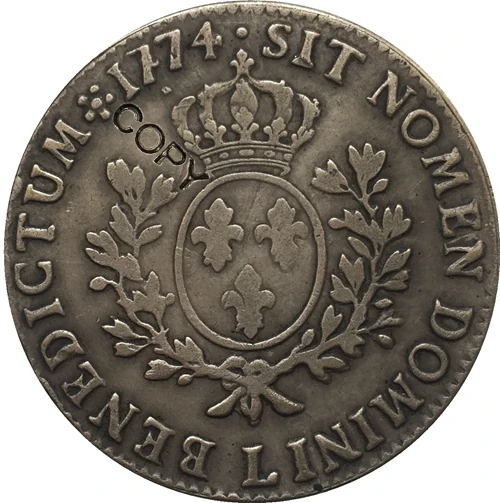 1774 французская Монета КОПИЯ