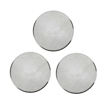 

2 Pcs Professional Round Pizza Oven Baking Tray Barbecue Grate Nonstick Mesh Net(10 Inch & 8 Inch)