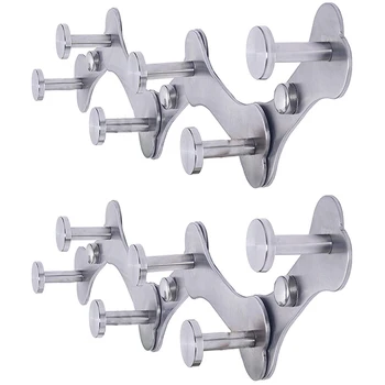 

Wall-Mounted Wall-Mounted Hangers 360 Rotary Expandable Wall-Mounted Hangers with 6 Coat Hooks, Coats, Terry Bathrobes, Coat Rac