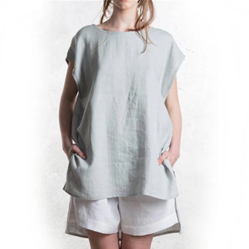 Летние женские модные футболки Короткие хлопковые рубашки с коротким рукавом и