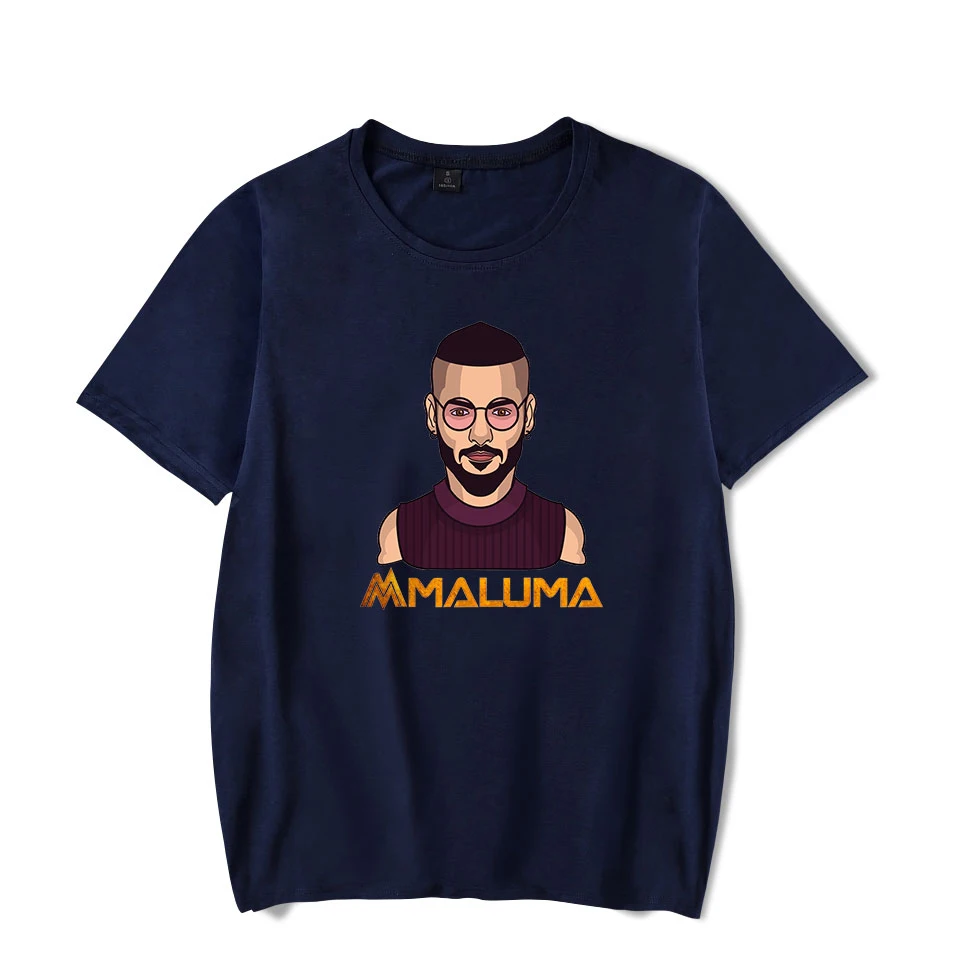 Мужская рубашка malumaT хип-хоп футболка с короткими рукавами и maluma мужские модные роскошные хлопковые футболки для отдыха модные повседневные
