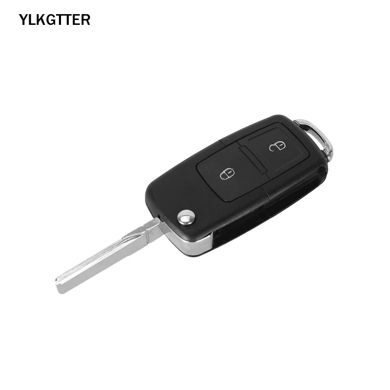 YLKGTTER 1J0 959 753 CT дистанционный ключ для VW/Volkswagen Bora Polo Golf 4 MK4 Transporter 434MHz с ID48 чипом HU66 Uncut Blade