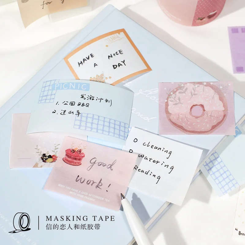 Letter of Lovers-Writing Washi Tape Phrases Series Release Paper PDA Diary DIY Decorative Stickers 6