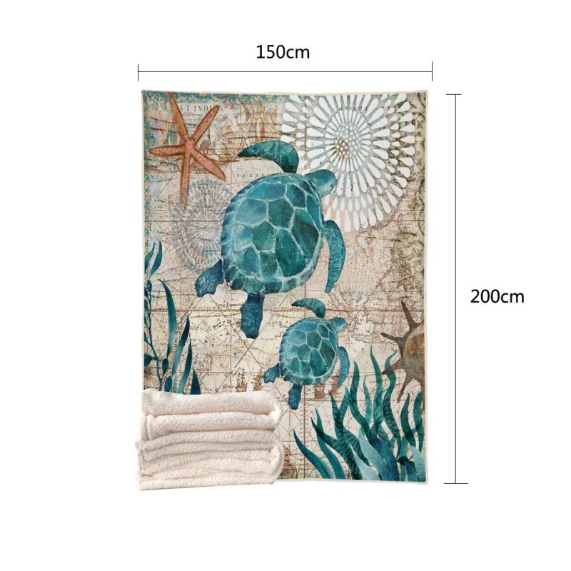 Household Double-Sided Thickening Super Soft Throw Blanket With HD Printed Pattern For Kids Adults All Season Blanket